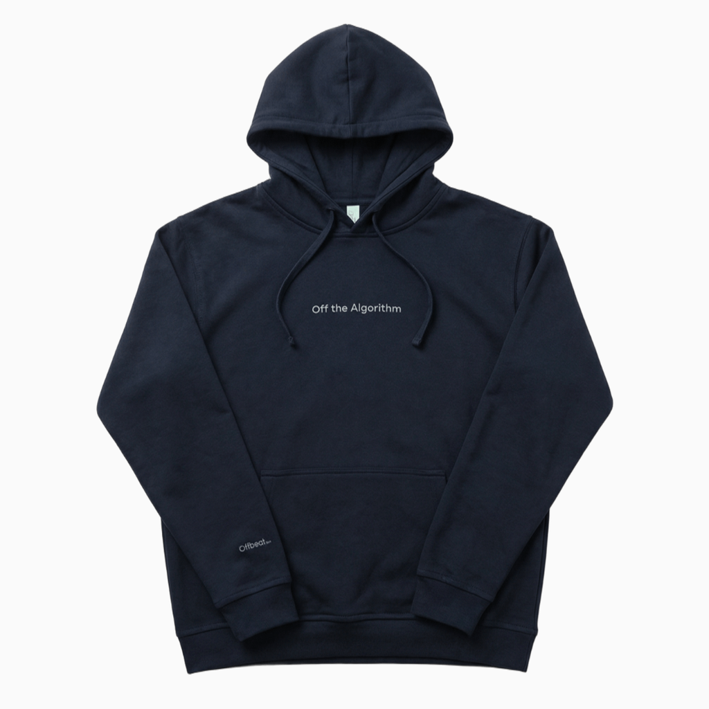 Hoodie Off the Algorithm Navy