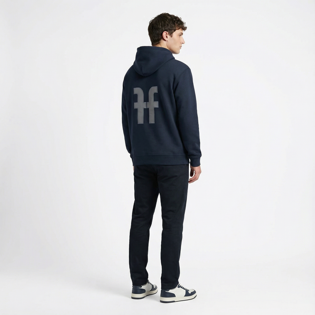Hoodie Off the Algorithm Navy