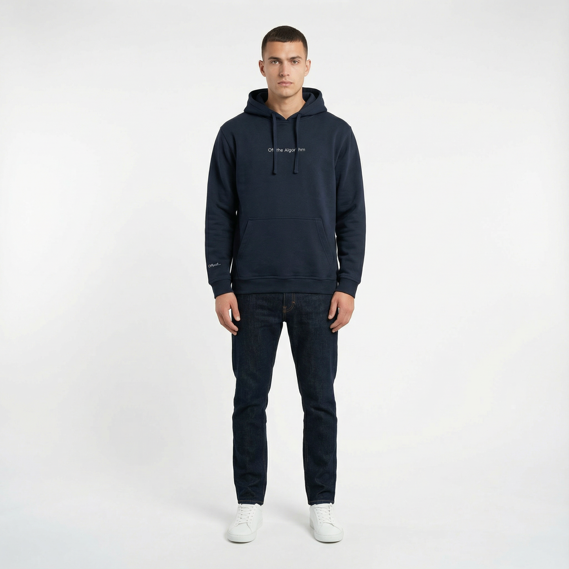 Hoodie Off the Algorithm Navy