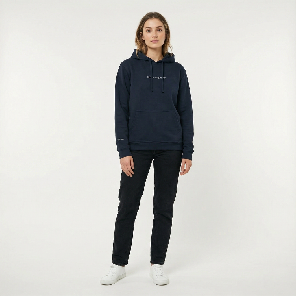 Hoodie Off the Algorithm Navy